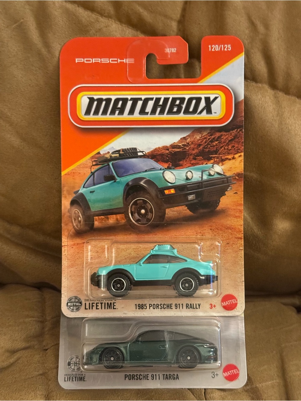 Matchbox Porsche 911 - Teal and green